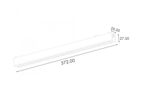 фото Светильник трековый SWG SLIM, 48В 18W черный 2700-6000К, DL-SLIM-DRBL-18-CCT