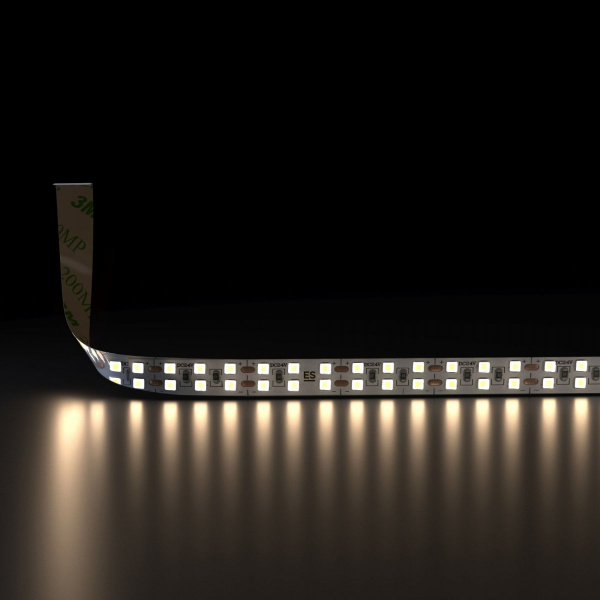 фото Двухрядная светодиодная лента 240 LED 18 Вт IP20 4200К дневной белый, 5м 2835 24V 240Led 18W