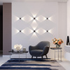 фото Черн/металл Настенный светильник IP54 LED 4W 350Лм 3200K 70° MIKO HIGHTECH, арт. 4222/4WL