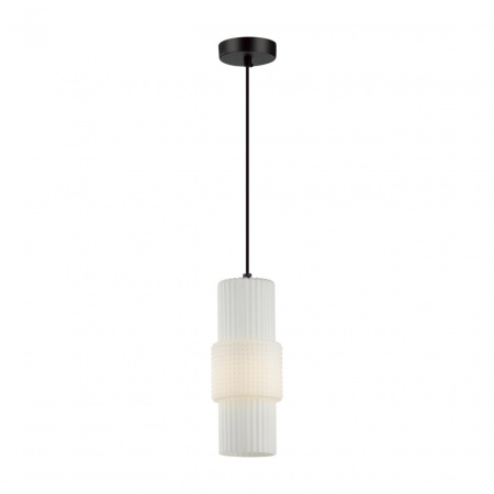 фото Черный/белый матовый металл/стекло Подвес E14 1*40W PIMPA MODERN, арт. 5017/1