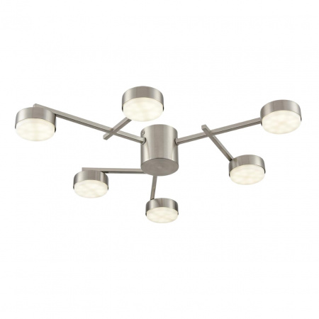 фото Никель, металл Люстра потолочная LED GX53 6*7W 220V DABRA COMFI, арт. 8115/6C