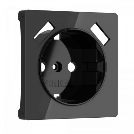 фото Накладка для розетки USB (черный акрил) W1179548