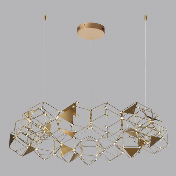 фото Античная бронза/металл Люстра LED 68W 4000K 3740Лм TRELLIS L-VISION, арт. 5086/68L