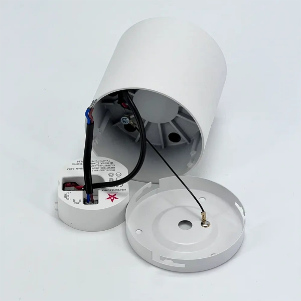 фото Свет-к LED COB повор.(WC1415)15W 4000К IP20 36° d90*90mm, бело-че WO