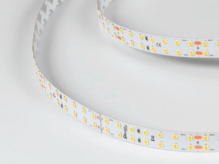 фото Лента светодиодная SWG 2x DSG 2835 WW 196L-V24-IP33, 3000 K, 980 LED, 18W/m, 5000*15*2 mm, LUX, катушка 5 м