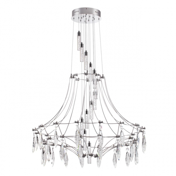 Люстра хром/металл/хрусталь IP20 LED 51W 4000K FLAMENCO CLASSIC, арт. 6699/51L