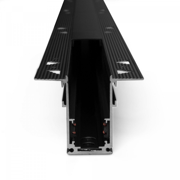 фото Slim Magnetic Шинопровод встраиваемый черный (2м) 85087/00