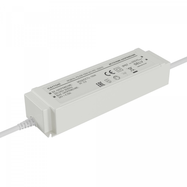 Источник напряжения PSL026 24В 100Вт IP67 Maytoni 822019, белый