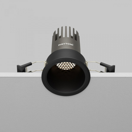 фото Встраиваемый светильник Maytoni Technical Dip DL116-10W-4K-B, черный