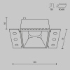 фото Встраиваемый светильник Maytoni Technical Share DL051-01-GU10-SQ-W, белый