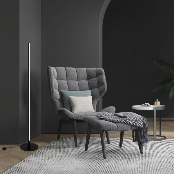 фото Торшер Freya FR6122FL-L22B, черный