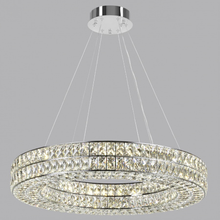 фото Хром/металл/хрусталь Люстра LED 85W 4000K 5074Лм PANTA L-VISION, арт. 4927/85L