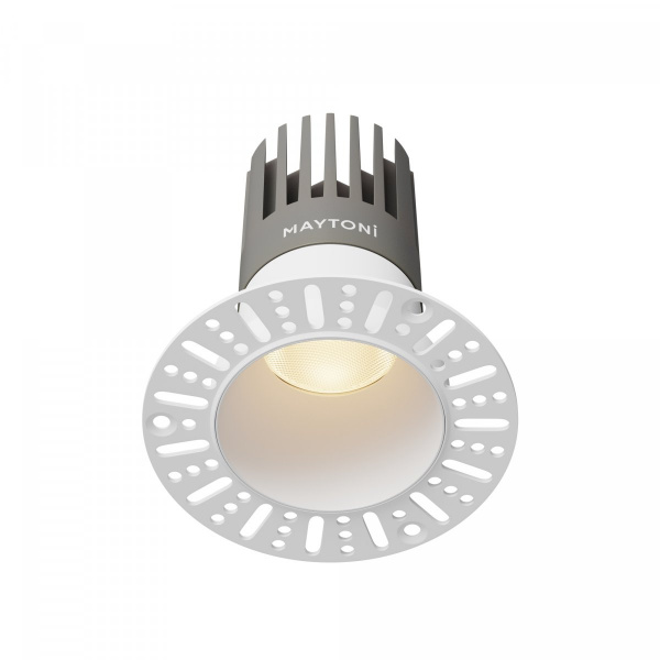Встраиваемый светильник Maytoni Technical Dip DL122-15W-3K-TRS-W, белый