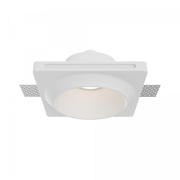 Встраиваемый светильник Maytoni Technical Gyps Modern DL124-GU10-01-TRS-W, белый