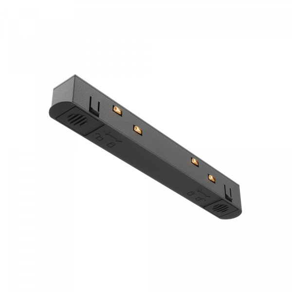 Коннектор питания прямой Exility черный Maytoni Technical TRA034PC-42B